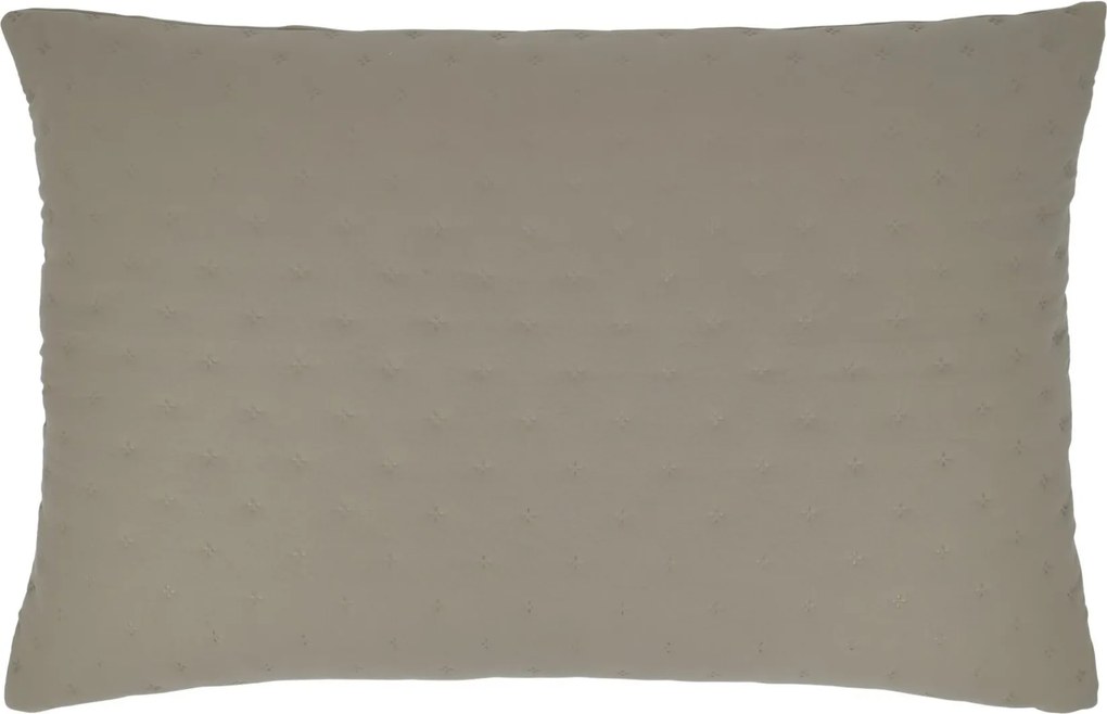 Mäkká taupe obliečka na vankúš Aix Soft – 90*60 cm