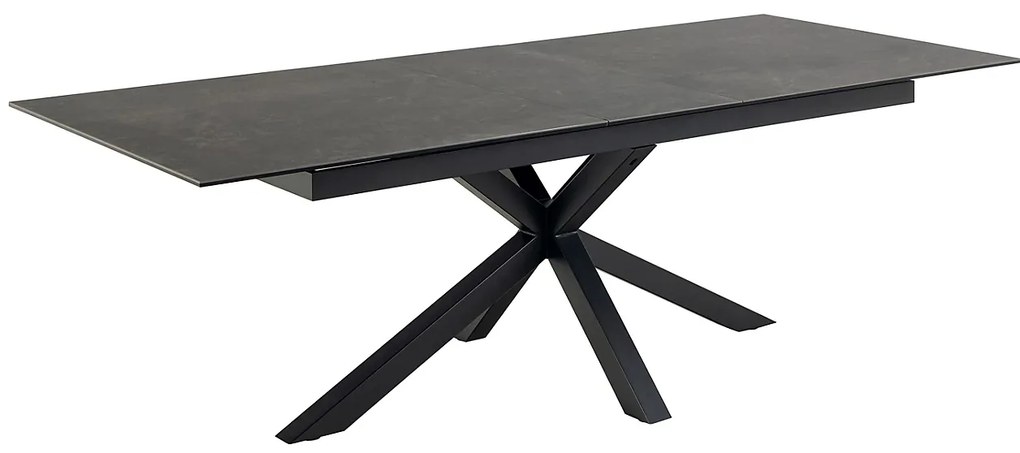 Jedálenský rozťahovací stôl Heaven 200/240 cm čierny