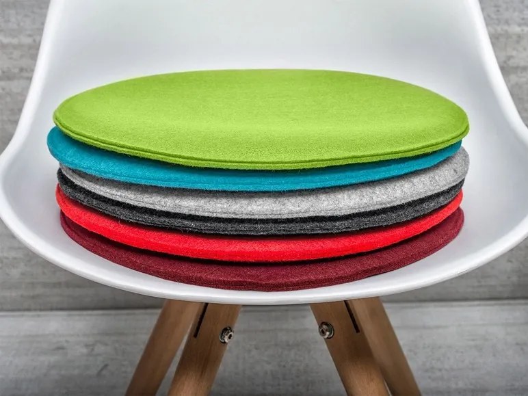 Magma Podložka na sedenie Avaro, 4 kusy (okrúhly tvar, zelená)  (100247989)