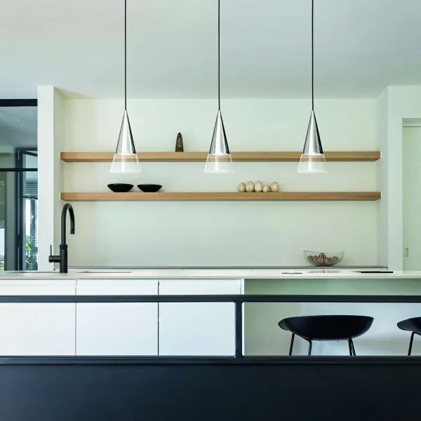 Ideal Lux - LED Luster na lanku CONO 1xGU10/7W/230V pr. 15 cm chróm