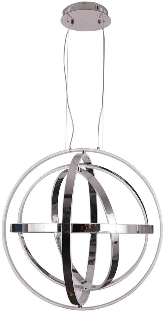 Závesné LED svietidlo Copernicus, 5x LED 260w, 3000k, ch