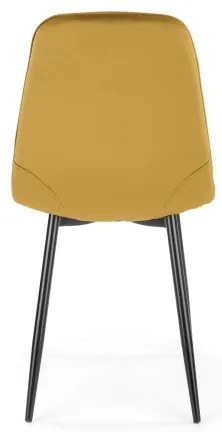 Jedálenská stolička KINDREL 1 ks žltá