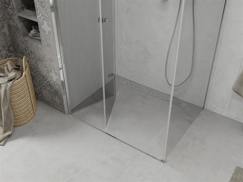 Mexen Lima sprchovací kút 90x80cm, 6mm sklo, chrómový profil-číre sklo, 856-090-080-01-00