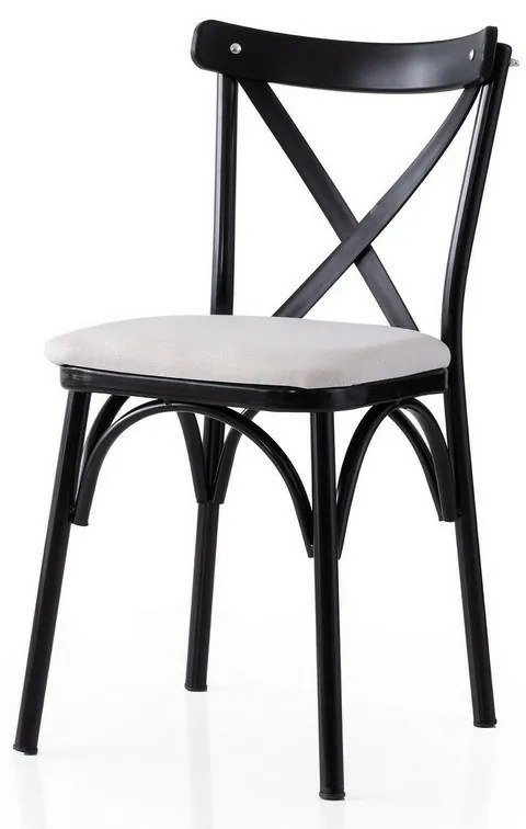 Súprava jedálenských stoličiek Ekol White and Black, 2 ks