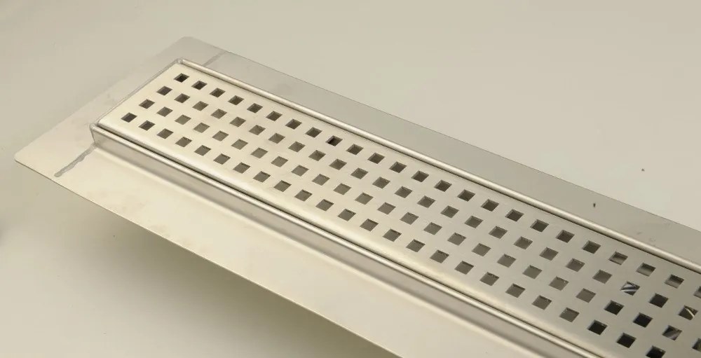 Gelco Gelco, MANUS QUADRO nerezový sprchový kanálik s roštom, 950x130x55 mm, GMQ35