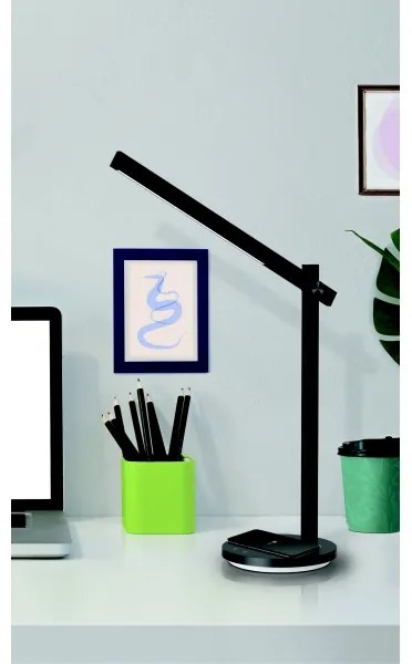 Immax 08969L - LED Stmievateľná stolná lampa s bezdrôtovým nabíjaním LED/18W/230V