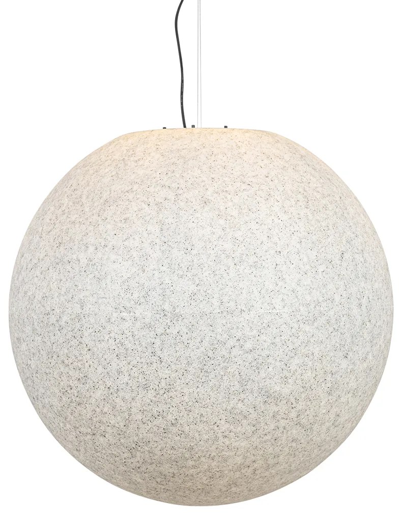 Moderné vonkajšie závesné svietidlo šedé 77 cm IP65 - Nura