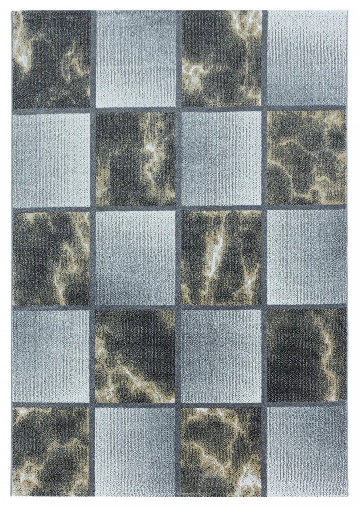 Kusový koberec Ottawa 4201 yellow, 80x150, šedá, chodba / predsieň, Ayyildiz