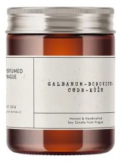 Vonná sójová sviečka doba horenia 40 h #21 Galbanum &amp; Pine – Perfumed Prague