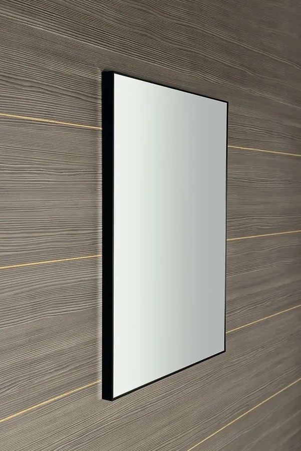 Sapho Sapho, AROWANA zrkadlo v ráme, 600x800mm, čierna mat, AWB6080