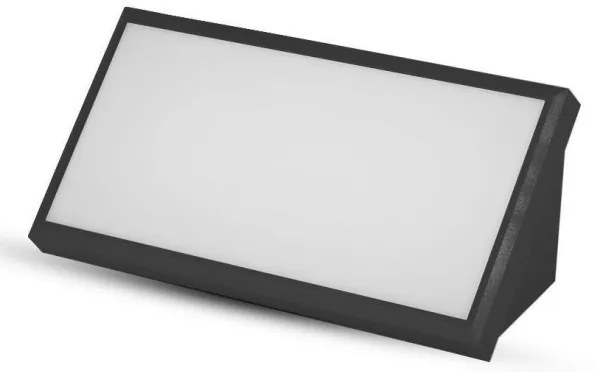 LED Vonkajšie nástenné svietidlo LED/20W/230V 4000K IP65 čierna