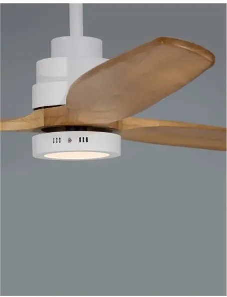 Stropný ventilátor Nature 132 biele s diaľkovým ovládaním