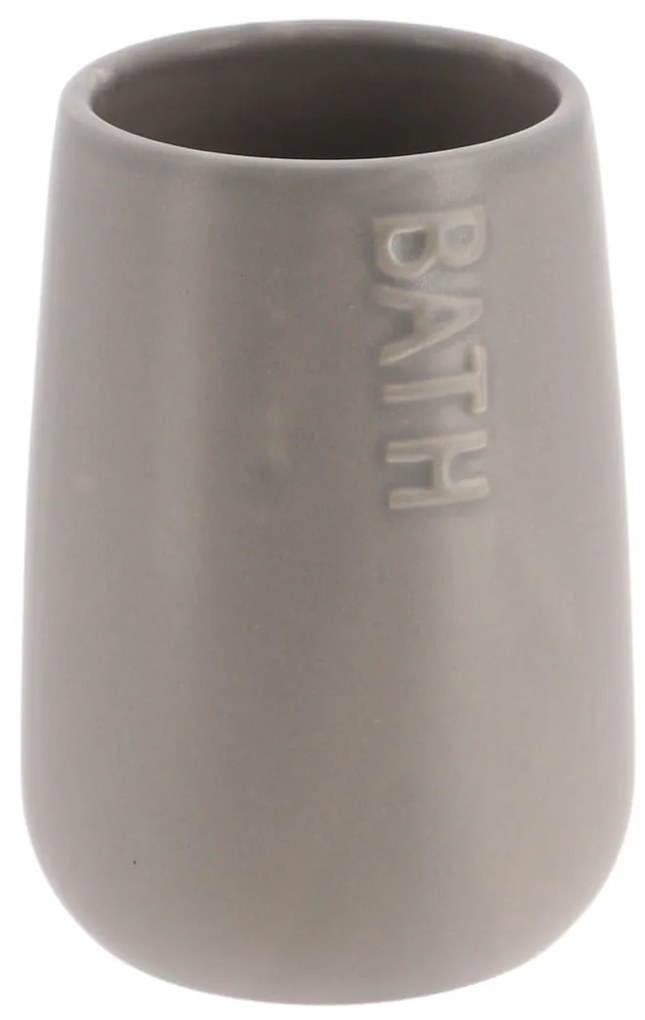 Kúpeľňový pohár Attolico, sivá, 450 ml