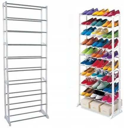 Verk Skladací botník Amazing Shoe Rack 30 párov biela