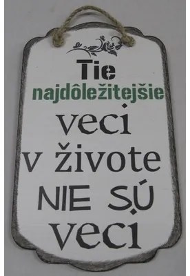Dekorácia na stenu "Tie najdôležitejšie veci ..."