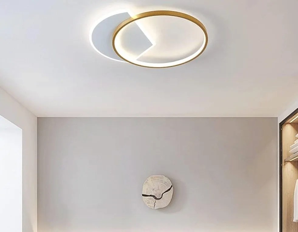 Toolight Toolight, LED stropné svietidlo 40cm, 30W, 3000K LHJ078-C, zlatá, OSW-50038