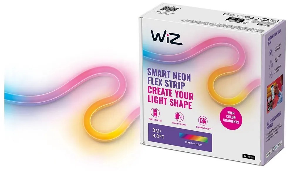 WiZ - LED RGBW Stmievateľný pásik 3m LED/24W/230V 2700-5000K Wi-Fi