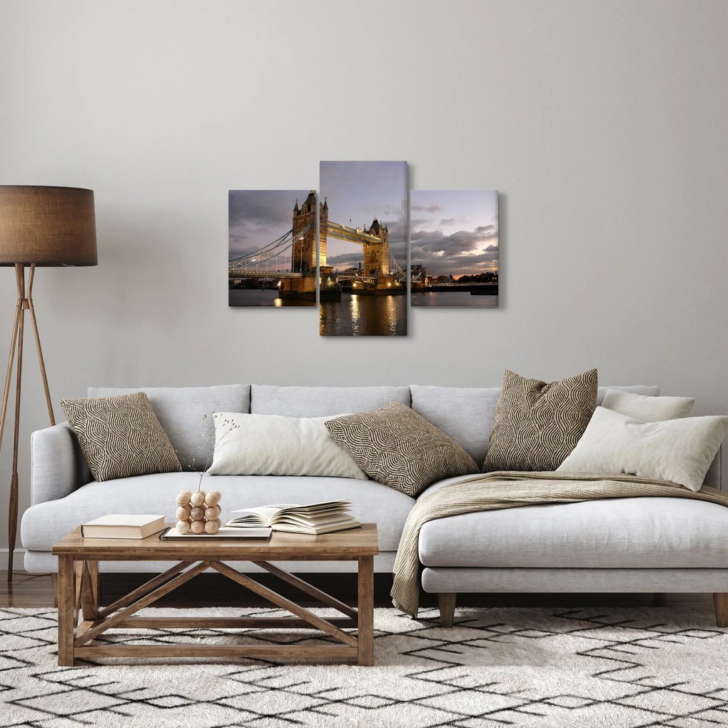 Obrázok - Tower Bridge v noci (90x60 cm)