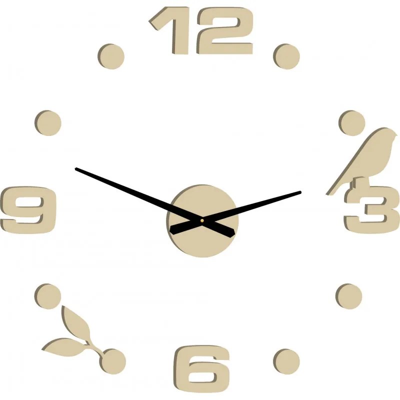 Moderné nástenné hodiny z plexiskla s  tichým chodom | SENTOP 12P006