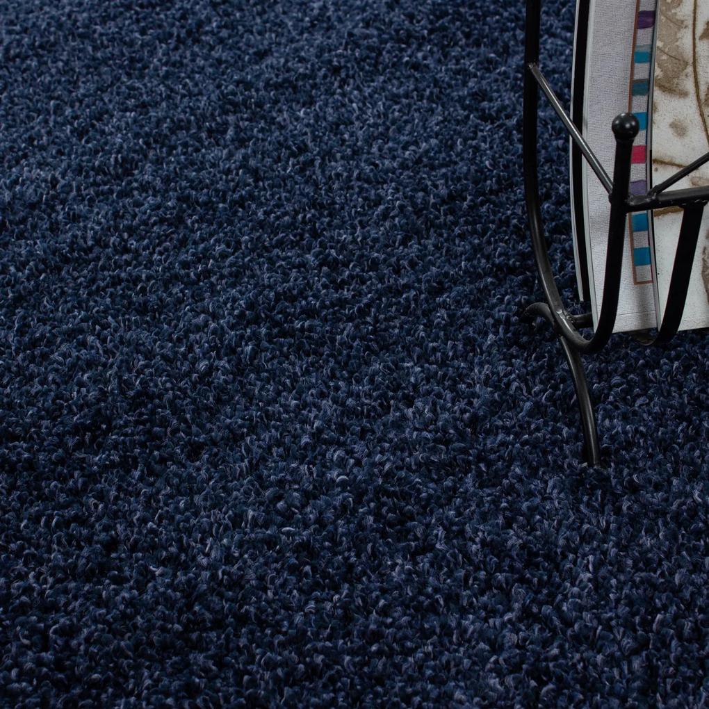 Ayyildiz Kusový koberec LIFE 1500, Okrúhly, Modrá Rozmer koberca: 160 cm KRUH