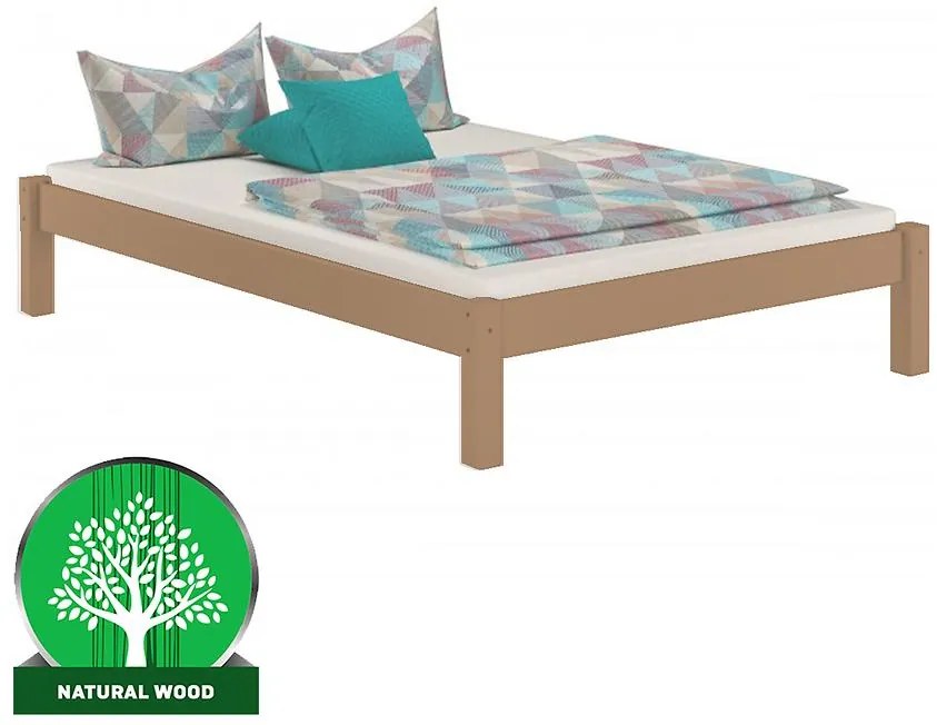 Posteľ Dora 180x200 borovica morená dub