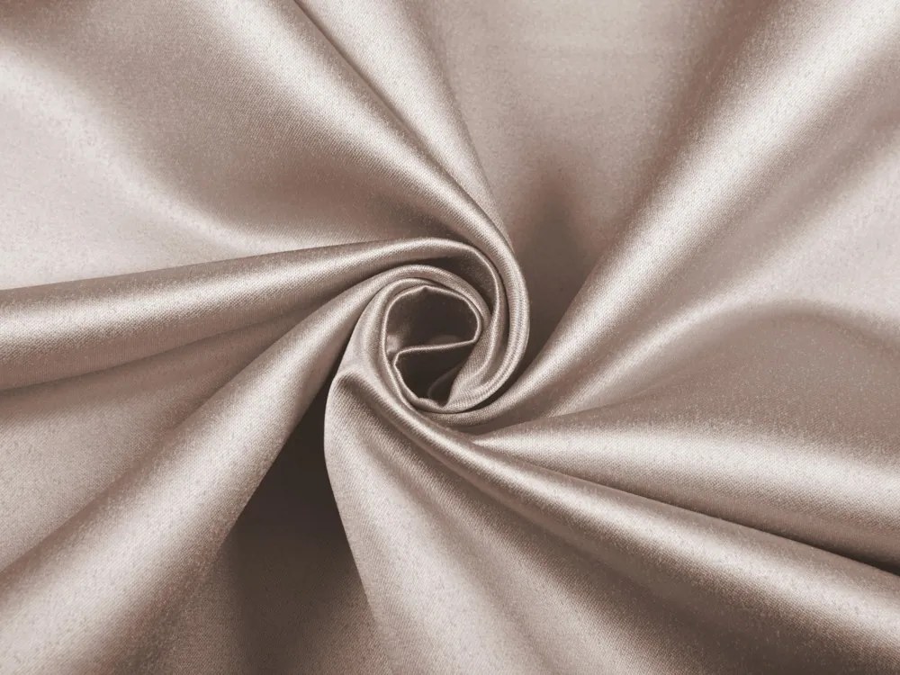 Biante Saténový obdĺžnikový obrus polyesterový Satén LUX-010 Svetlo hnedý 140x180 cm