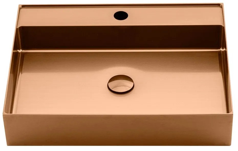 Antikoro umývadlo v medenej farbe 55x42 cm Aurum – Sapho