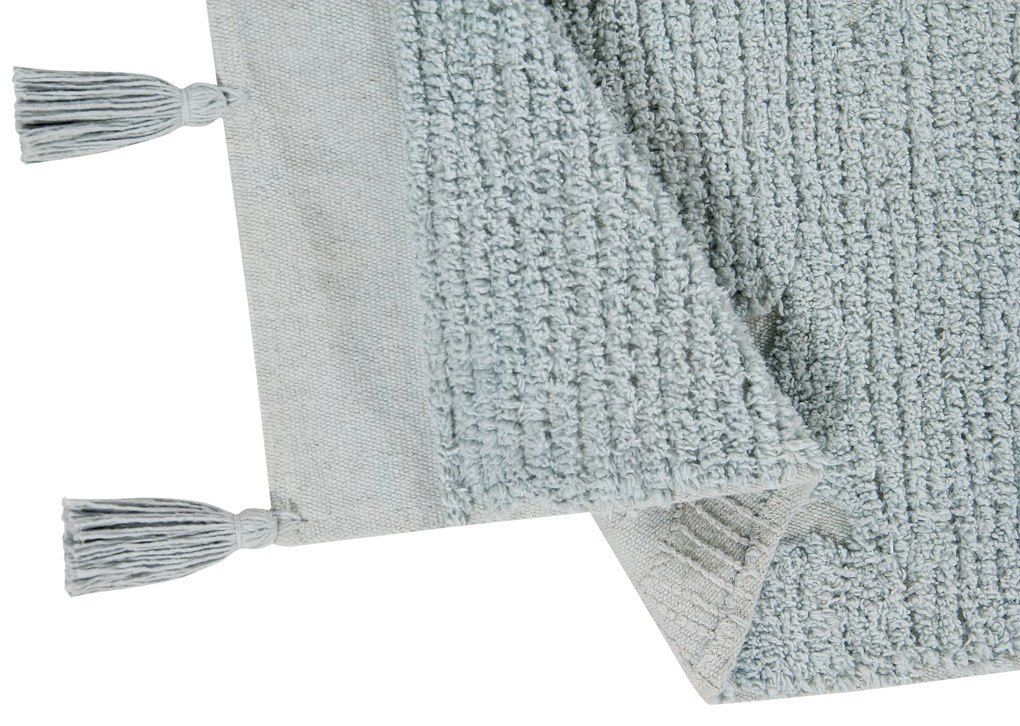 Lorena Canals koberce Ručne tkaný kusový koberec Hippy Stars Aqua Blue - 120x175 cm