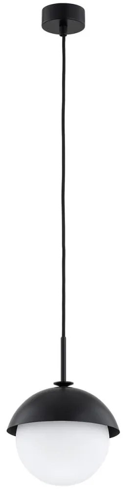 Argon 8295 - Luster na lanku CAPPELLO 1xE27/15W/230V čierna