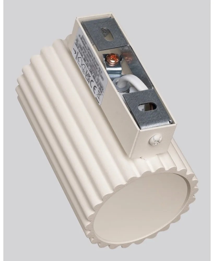 Krémovobiele nástenné svietidlo Gleam – Sollux