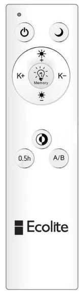 Ecolite WMKL01S-40W/LED-SED - LED Stmievateľné svietidlo NEST LED/40W/230V