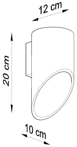 Nástenné svietidlo PENNE 20 1xG9/40W/230V biela