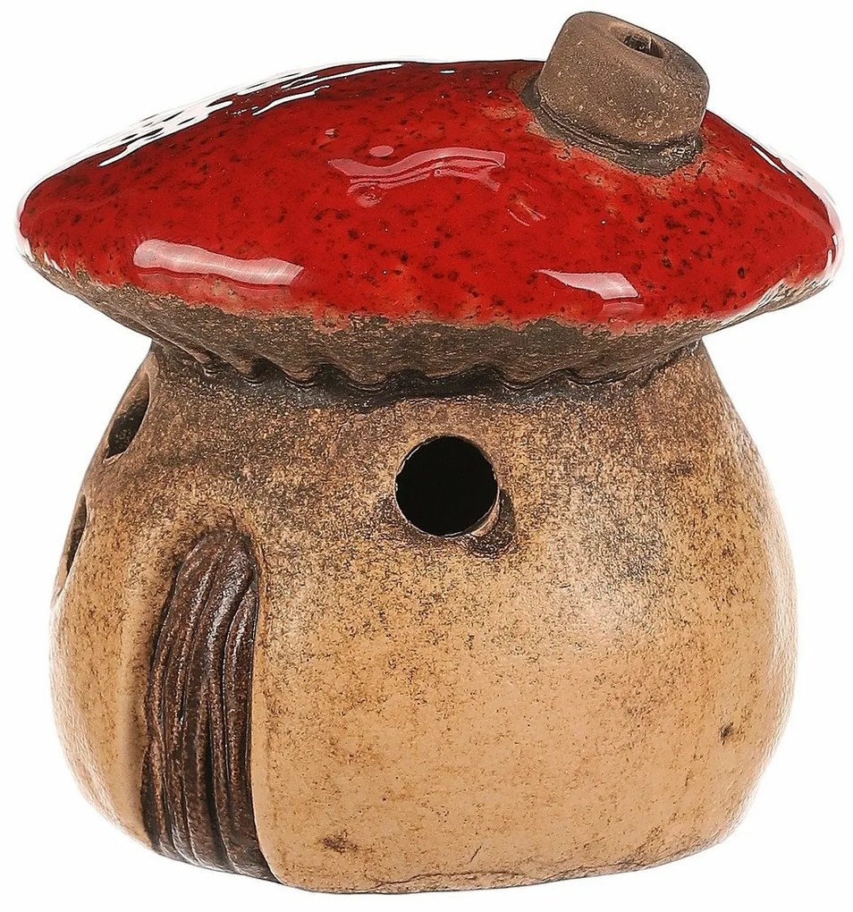 Svietnik Hríbový domček, 1 ks, 12 x 12 x 13 cm