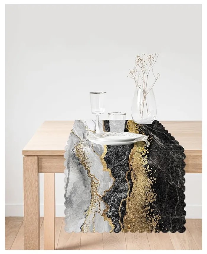 Behúň na stôl 40x130 cm Marble – Minimalist Cushion Covers