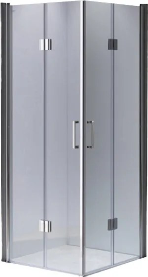 BPS-koupelny Štvorcový sprchovací kút ZES KZ1290B 90x90 chróm/transparent - bez vaničky