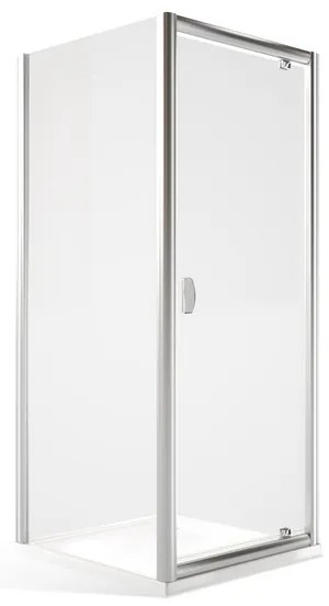 Roltechnik Sprchovací kút MDO1 + MB - otváracie dvere a pevná stena 100 cm 100 cm