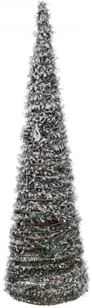 Zasnežený vianočný stromček s LED 60 cm