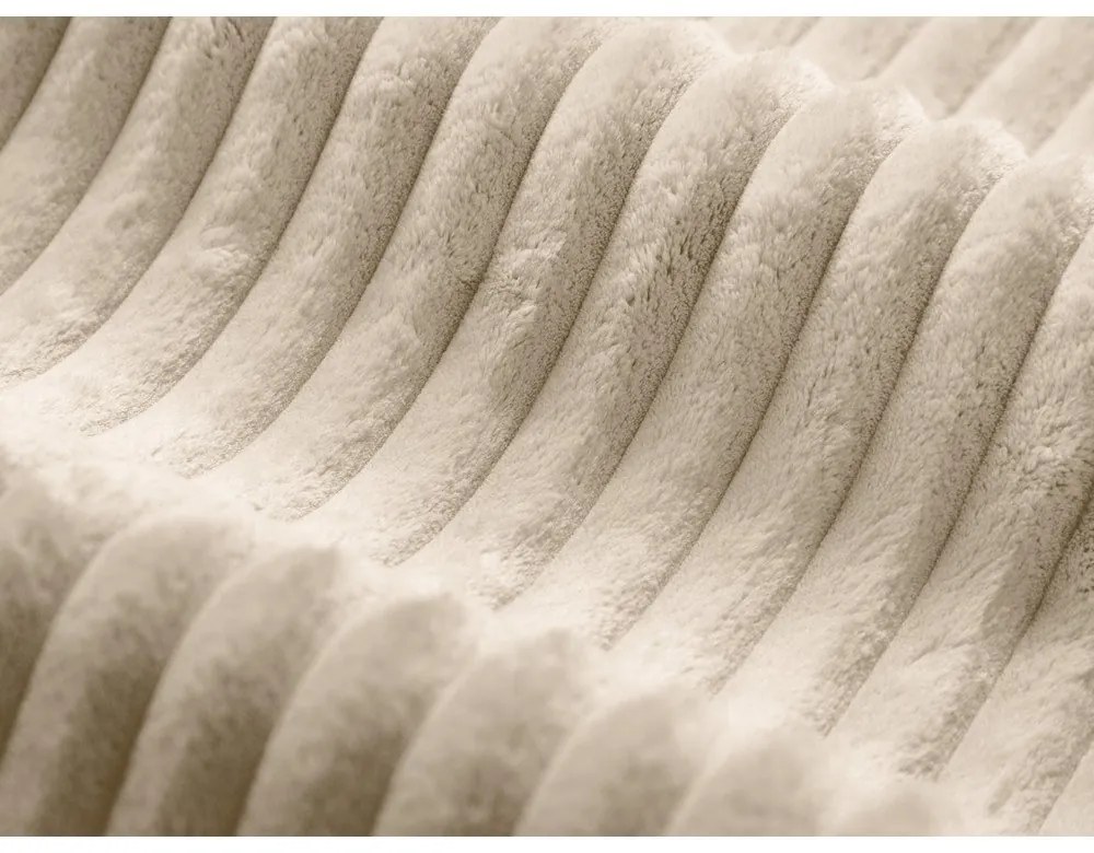 Béžový menčestrový taburet Dia – Micadoni