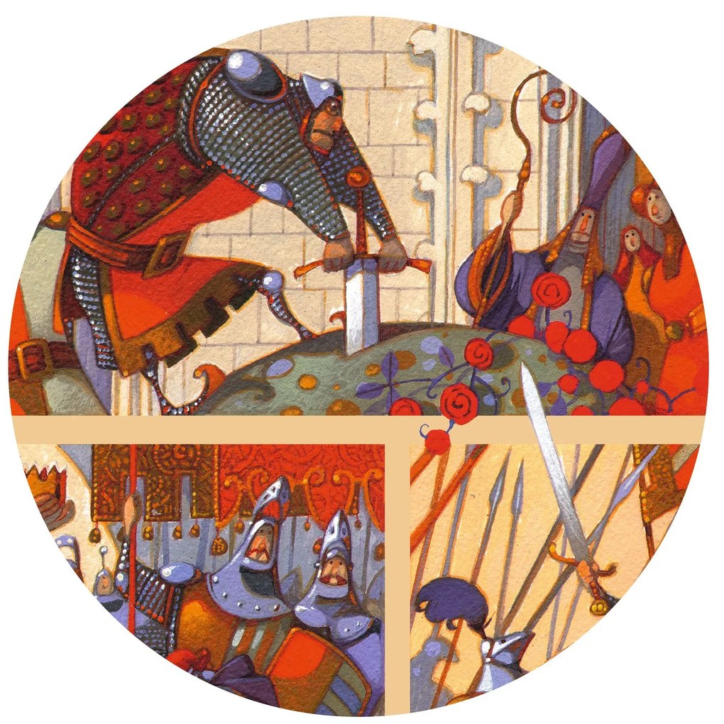 Rozprávkové puzzle - Kráľ Artuš - 100 ks