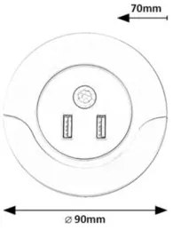 Rabalux DEMBO LED dekoratívna lampa 76012