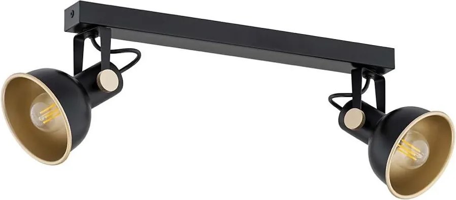 Argon 7142 - Bodové svietidlo LENORA 2xE14/7W/230V čierna