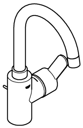 GROHE 23043003 - Umývadlová batéria EUROSTYLE COSMOPOLITAN veľkosť L chróm