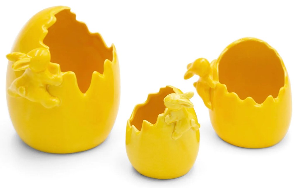 VEĽKONOČNÁ SOŠKA EASTER2 SADA 2 KS 12X11 CM ŽLTÁ