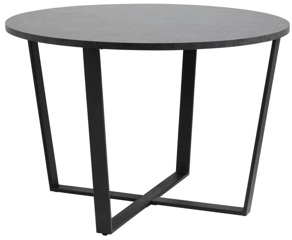 Jedálenský stôl Amble čierny mramor