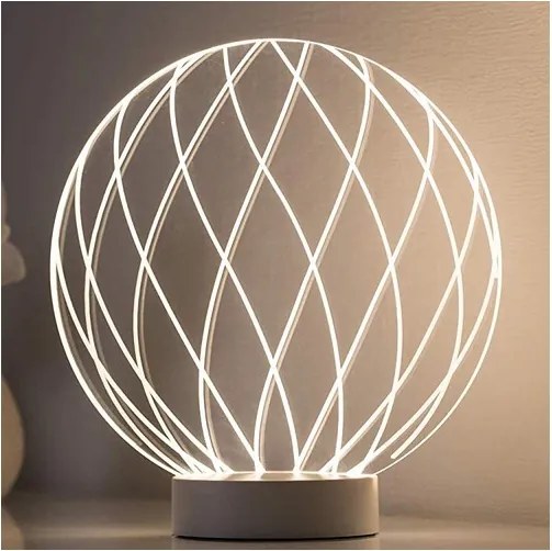 Paulmann Paulmann 79533 - LED Stolná lampa WOOL LED/3W/230V W0803E