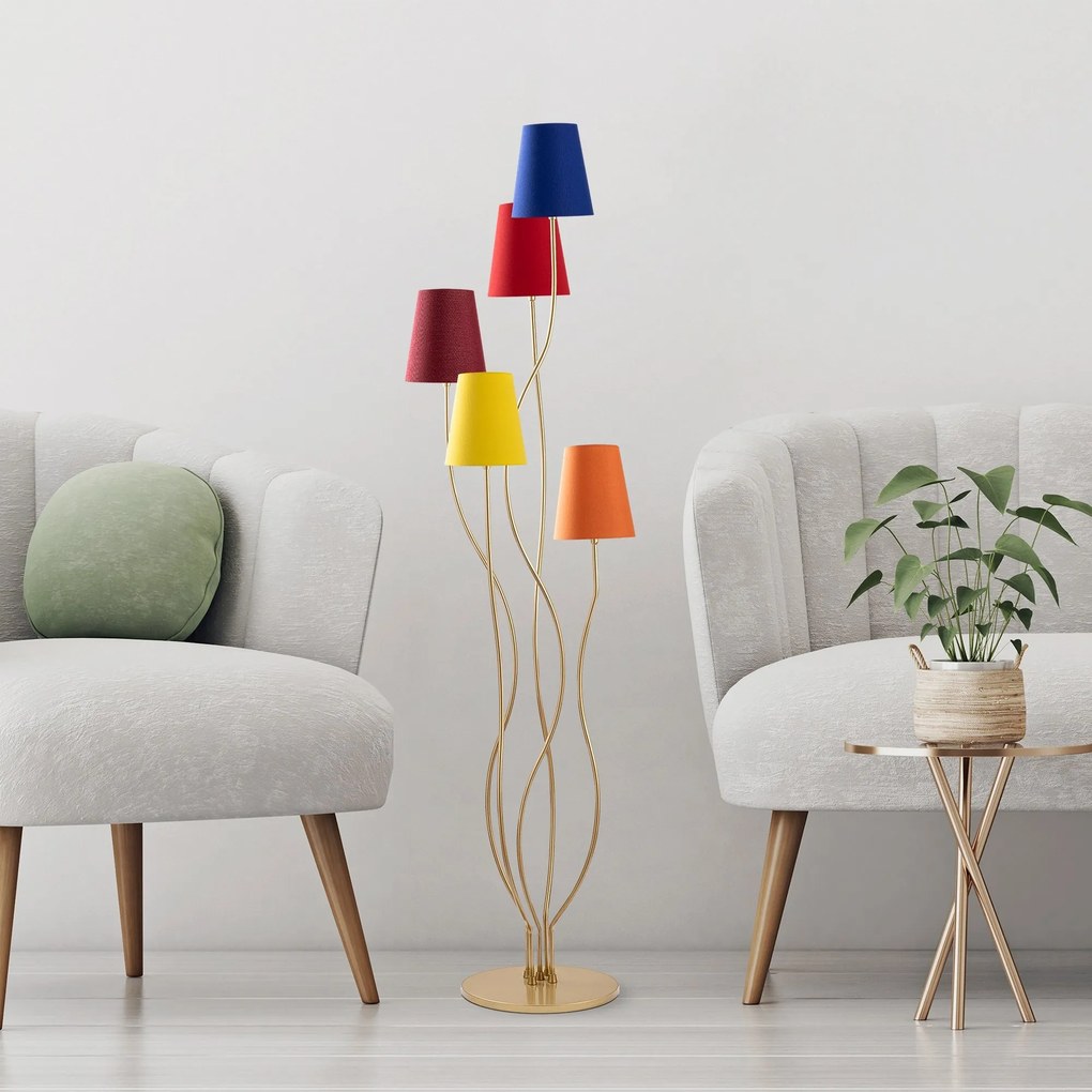 Stojací lampa Bonibon II vícebarevná