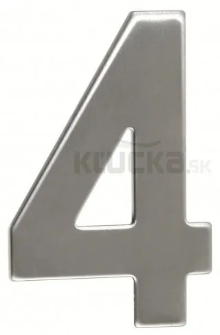 RN.95L.4.N číslica "4" 95mm nerez