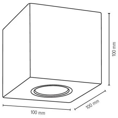 Spot-Light 2076136 - Stropné svietidlo CONCRETEDREAM 1xGU10/6W/230V betón