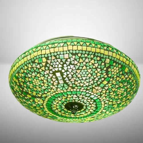 Orientálna stropnica mosaic Melon GREEN Ø38