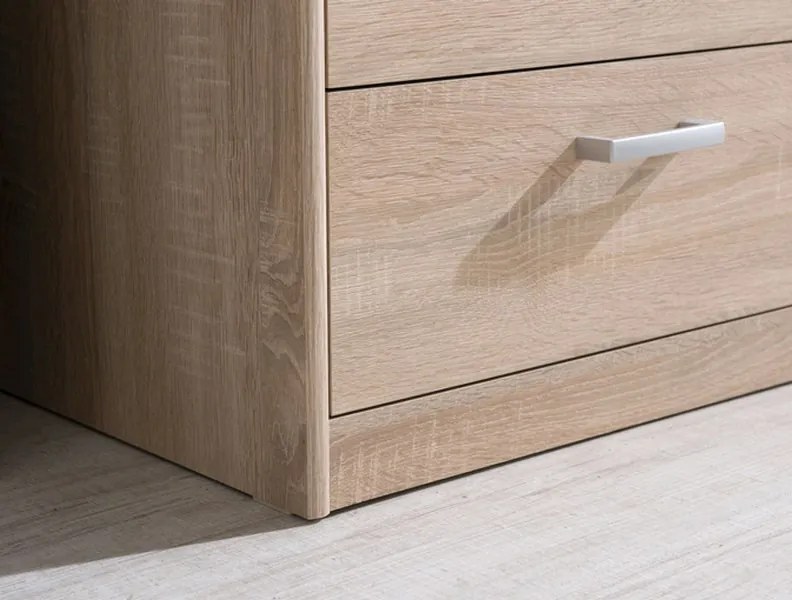 Úzká komoda Mega 139, dub sonoma